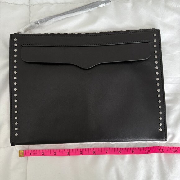 Rebecca Minkoff Nappa Leather Clutch/Wristlet/Travel Pouch - Picture 2 of 11